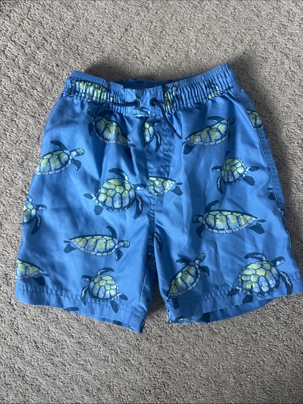 Tea Collection turtle swim trunks sz 7